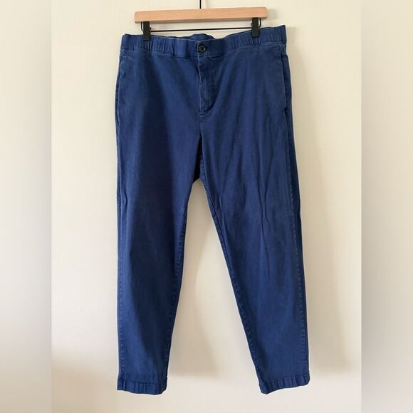 Bonobos Nordstrom Weekend Wanderer Cotton Pant in Navy - Size L - Picture 3 of 7